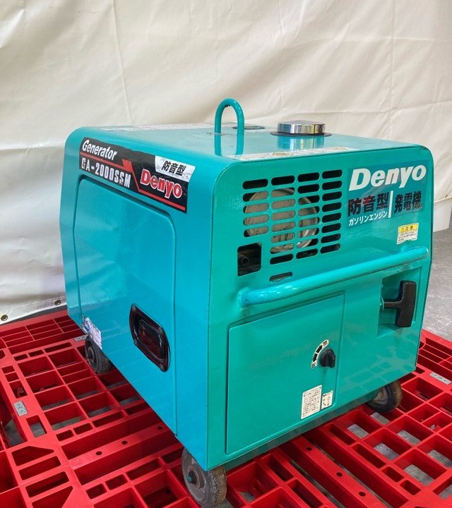 デンヨー 発電機 2KVA 防音型 GA2000SSM|建設・工事現場用品|中古重機 